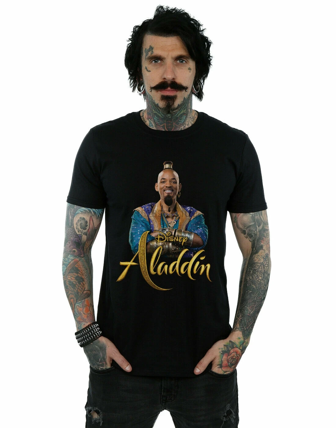 Мужская футболка Aladdin Movie Genie Photo |