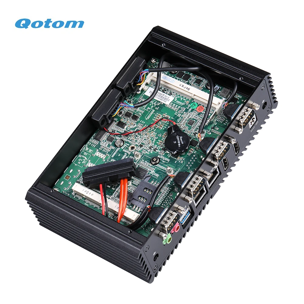 QOTOM Core i3 i5 процессор мини компьютер Linux Ubuntu|Мини ПК| |