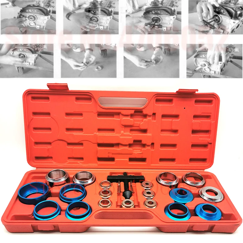 

Crank Seal Remover/Installer Kit Camshaft Oil Seal Disassembly Assembly Tools Shaft Installer Extractor Auto Removal Repair Set