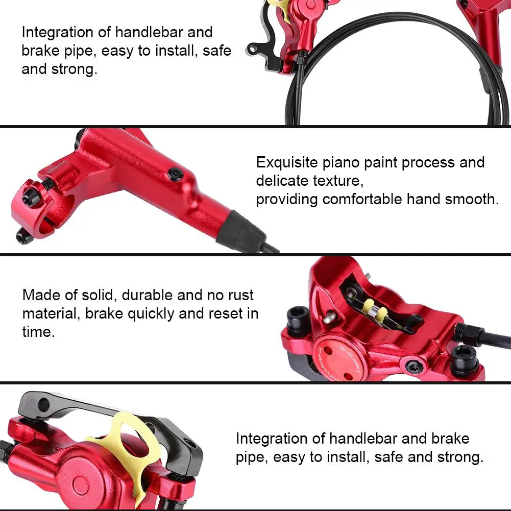 

Oil Pressure Brake Mountain Bike Bicycle Hydraulic Disc Brake for MTB Mountain Road Bicycle Brake Upgrade Cycling Parts