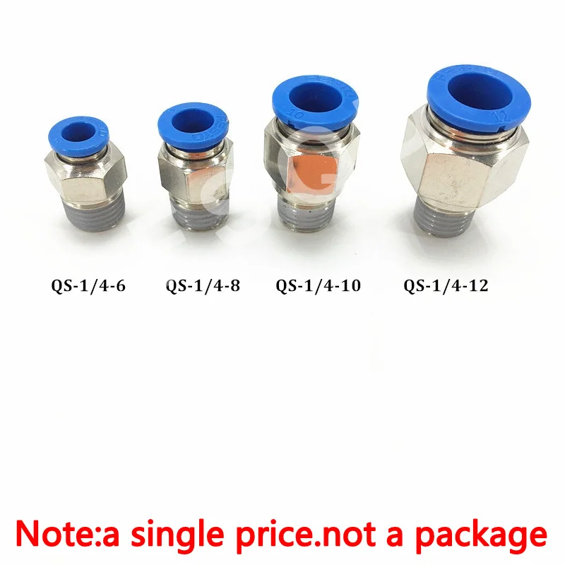 QS-1/4-4 QS-1/4-6 QS-1/4-8 QS-1/4-10 QS-1/4-12 FESTO фитинги пневматические компоненты инструменты соединитель трубы соединения QS серия