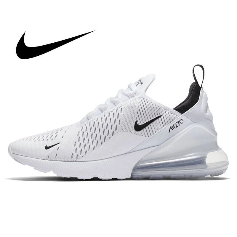 Оригинальные подлинные мужские кроссовки для бега от Nike Air Max 270, дышащая удобная дизайнерская обувь для занятий спортом на открытом воздухе, новая AH8050-100