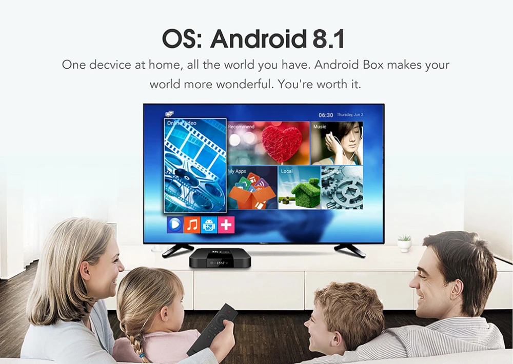 Смарт Android 8,1 ТВ приставка TX3 мини Amlogic S905W 2GB16GB четырехъядерный H.265 4K 2,4 GHz WiFi медиаплеер ТВ приставка tanix TX3 мини 1GB 8GB