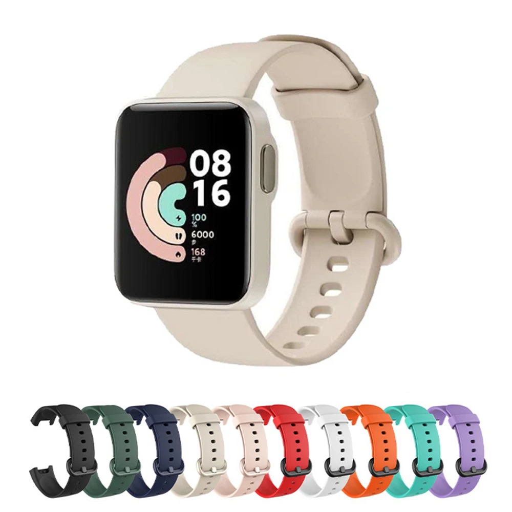 Силиконовый ремешок для Xiaomi Mi Watch Lite глобальная версия сменный спортивный