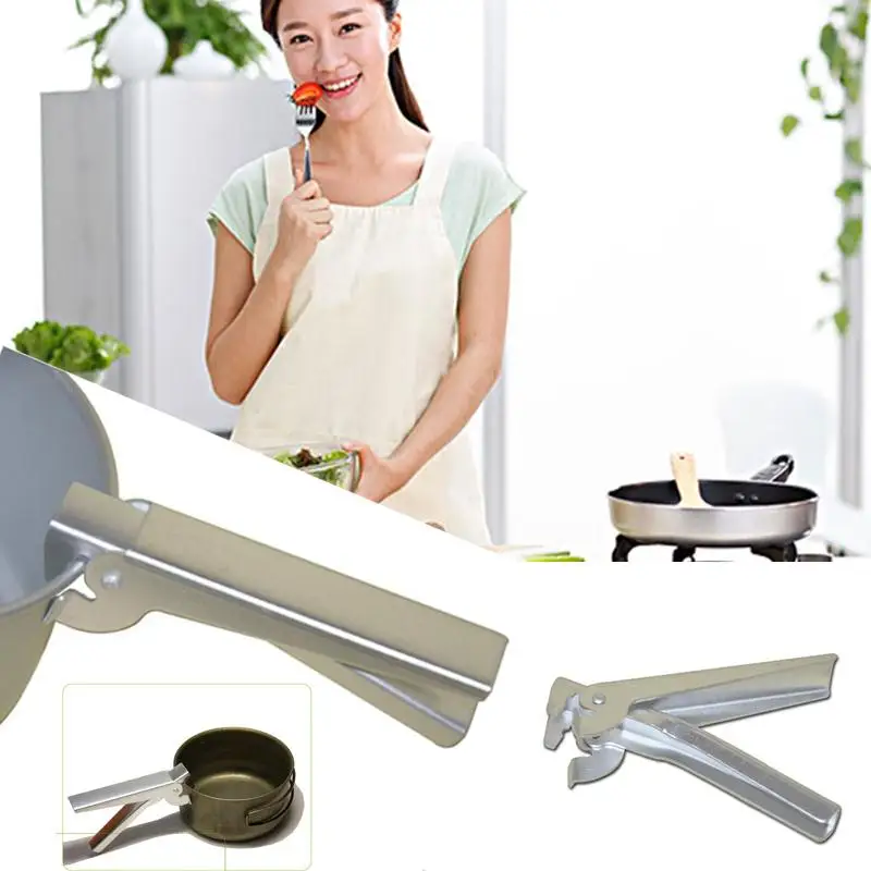 

Outdoor Camping Aluminum Anti-Scald Pan Clip Handle Pot Clamp Carrier Gripper