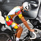 Трикотажная кофта для велоспорта, мужской комплект одежды для триатлона и шоссейного велосипеда, Профессиональный Цельный велосипедный комбинезон, одежда для велоспорта