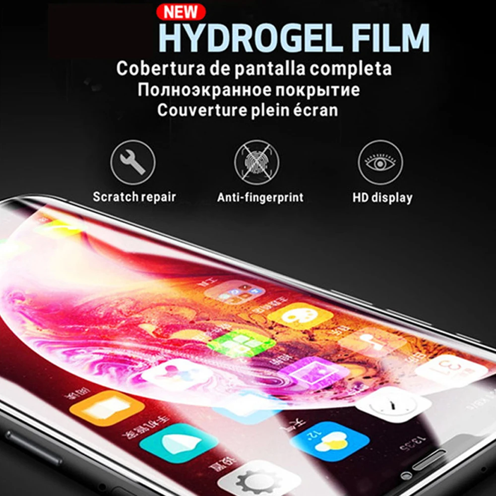 Мягкая Гидрогелевая пленка zlnвич с полным покрытием для iphone 11 pro max x xr xs 7 8 plus