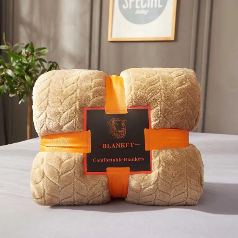 camel wheat Однотонное желтое, розовое зимнее теплое кофейное, зеленое, верблюжье одеяло для дивана, покрывало для путешествий, постельные принадлежности - Color: camel wheat