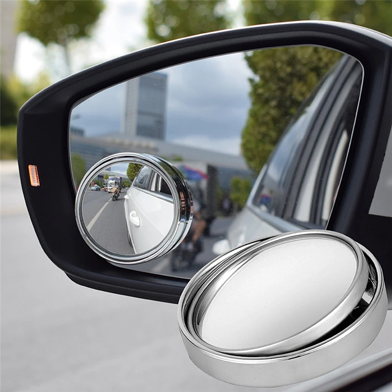 

1 pcs car 360 degree small round mirror blind spot mirror wide angle Blind spot parking rearview mirror reverse assistance