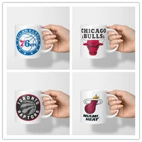 nba game ceramic water cup mug coffee cup milk cup beer mug gift customizable photo logo logo