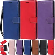 Male Female Simple Phone Case For Motorola Moto G8 Power Lite G5S G5 E5 E4 C Plus Z3 Play Leather Solid Color Flip Fundas E06E