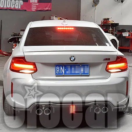 Tylny диффузор Kohlenstoff Style LED Carbon для BMW F87 M2 M2C
