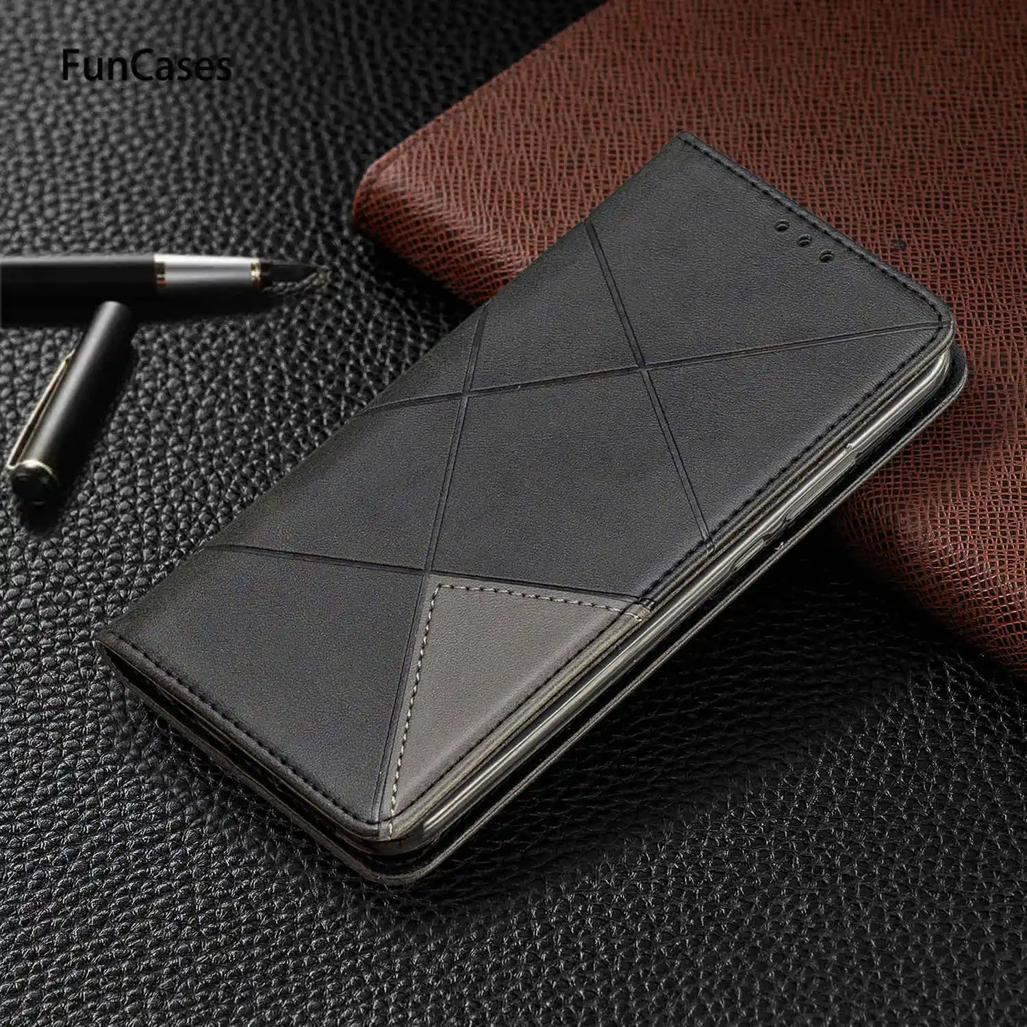 Phone Accesory For hoesje Huawei P20 Lite 2019 Retro Wallet Flip Case sFor Capa etui Nova 5i 3E 4E P30 | Мобильные телефоны и