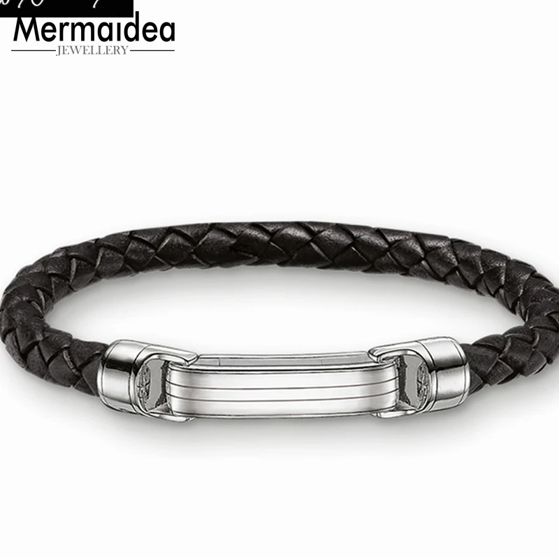 Кожаные браслеты на запястье 2020 Супер предложения подарок посеребренный Rebel