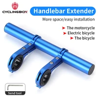bicycle handlebar extender mountain expansion shelf bike light code table stand aluminum alloy fiber bracket cycling accessories
