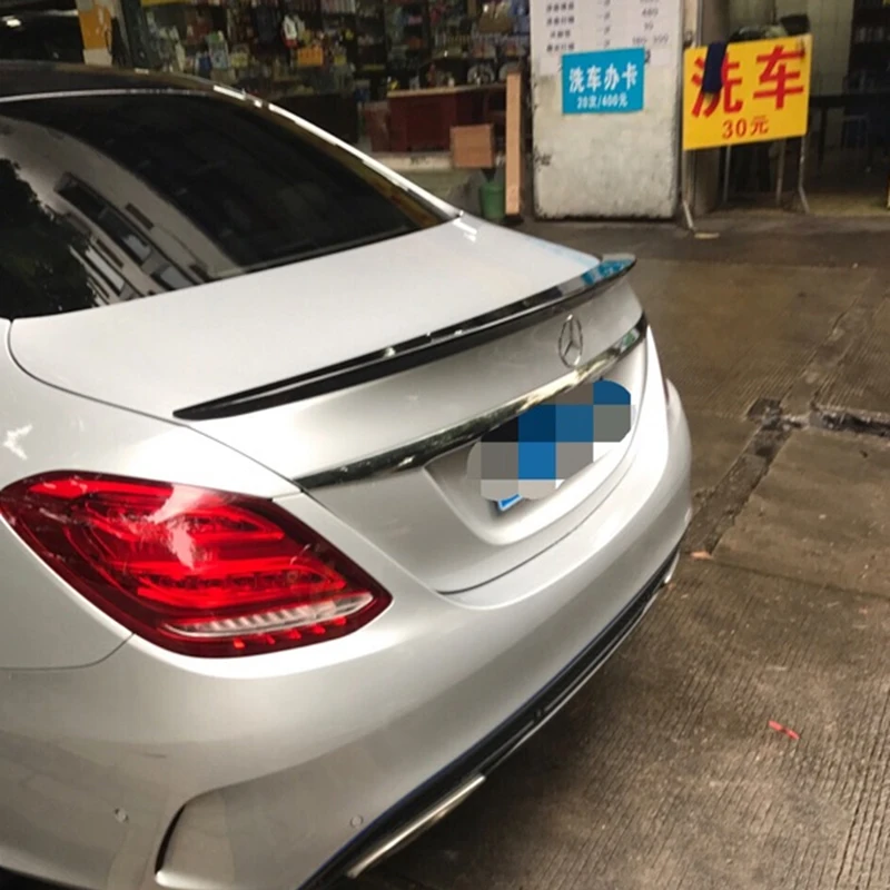 Спойлер для Mercedes Benz W205 2016 18 C180/C200/C230 c класс спойлер высокого качества из