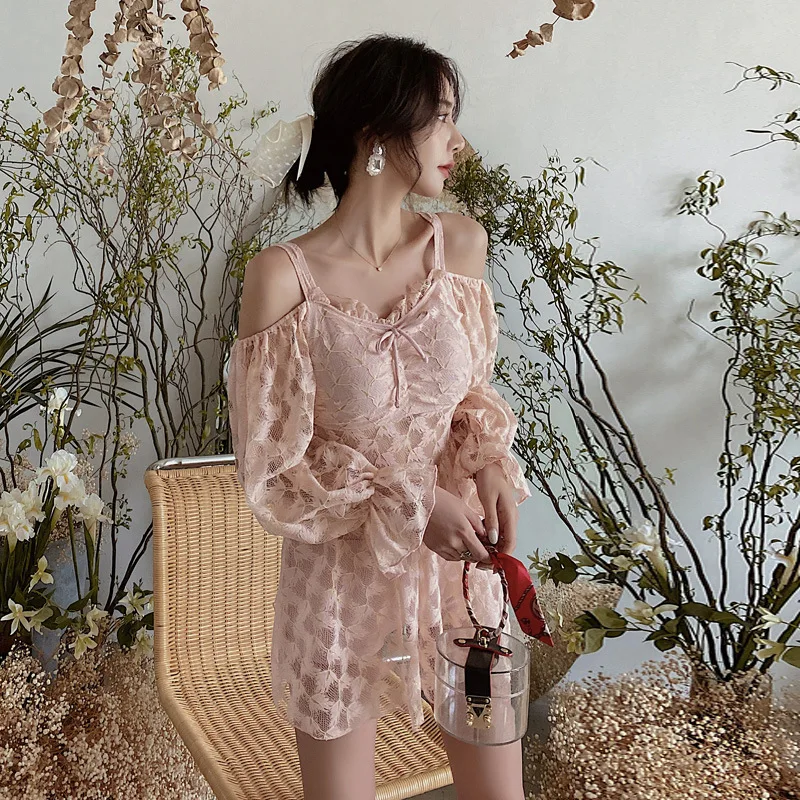 

Плавание одежда размера плюс спортивные Плавание Одежда наборы с платьем в стиле ретро бикини 2021 пуш-ап в Корейском стиле купальник Mayo Плав...