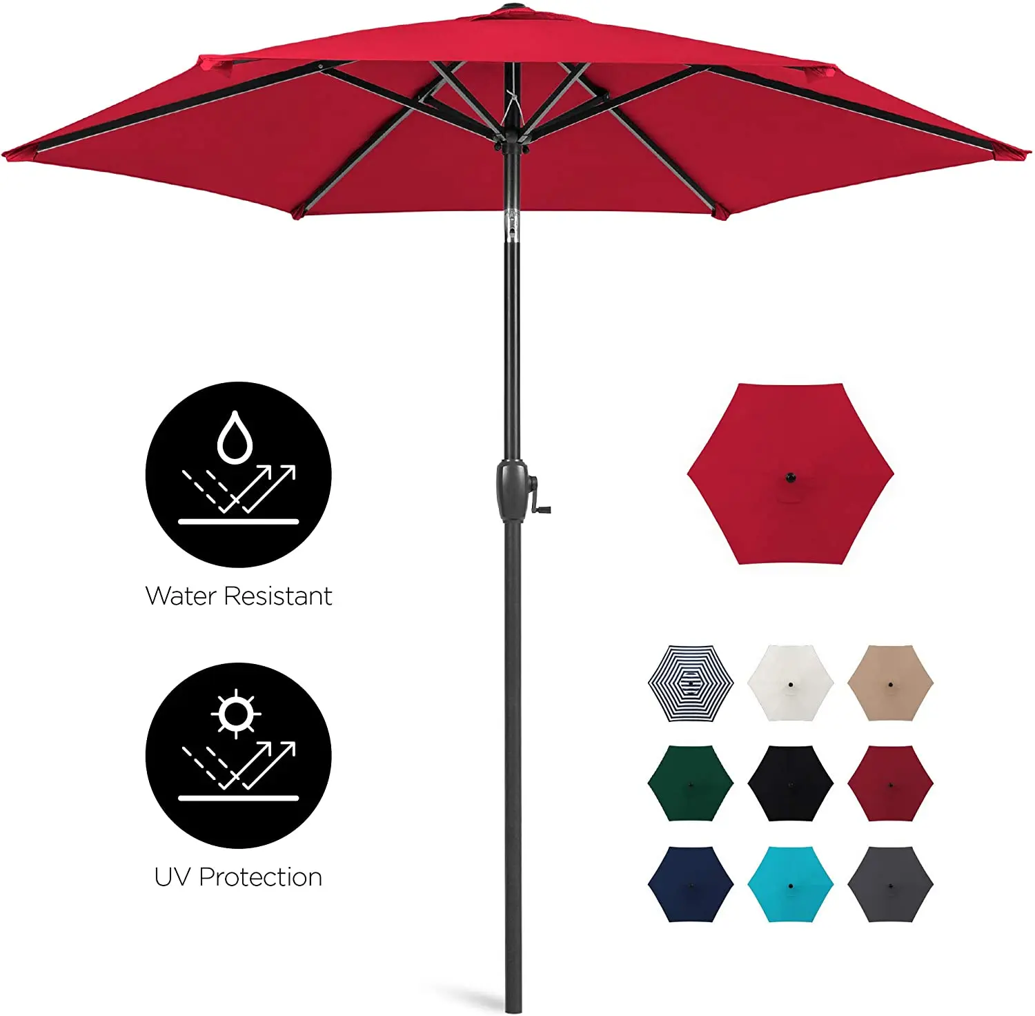 Зонт от солнца водонепроницаемый тент Защита наружный рынок патио зонтик