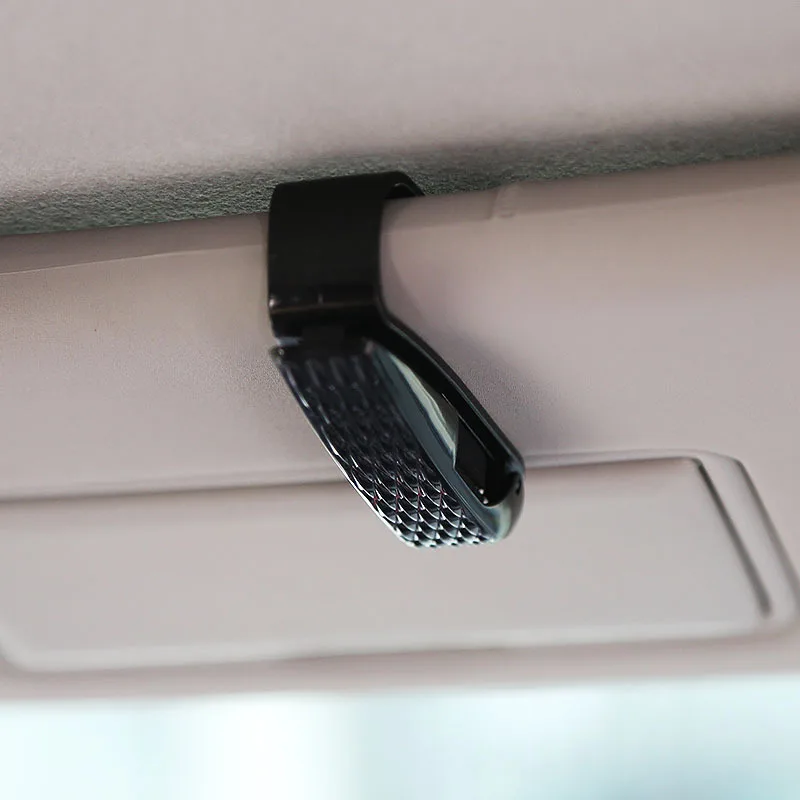 

Universal Portable Car Glasses Cases Ticket Card Clamp Car Sun Visor Sunglasses Holder ABS Eyeglasses Holder Auto Accessories