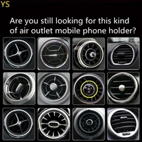 Car Mobile Phone Holder For Mercedes Benz Air Outlet Vent Mount Gravity Bracket Stand Auto Accessories