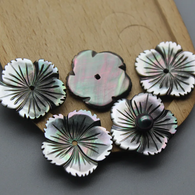 Бусина с резьбой из натурального жемчуга 5 дюймов 20 мм|Бусины| |