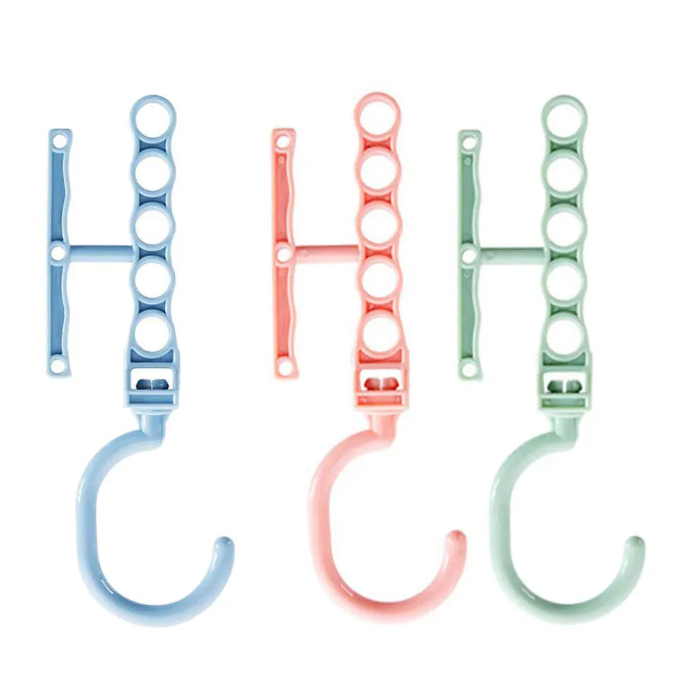 Волшебная вешалка 5 кругов многослойная ветрозащитная для одежды органайзер