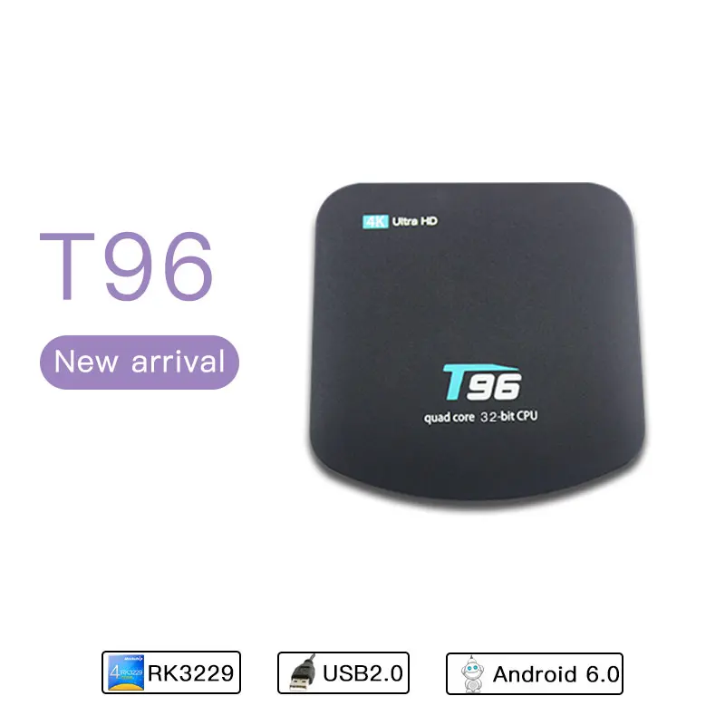 Android BOX WiFi телеприставка 4K * 2K 6 0 Интернет ТВ приставка 1G/8G четырехъядерный 100M LAN KODII