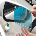Автомобильная противотуманная пленка, 1 пара, противотуманное покрытие, водонепроницаемое, гидрофобное покрытие заднего вида зеркальная защитная пленка
