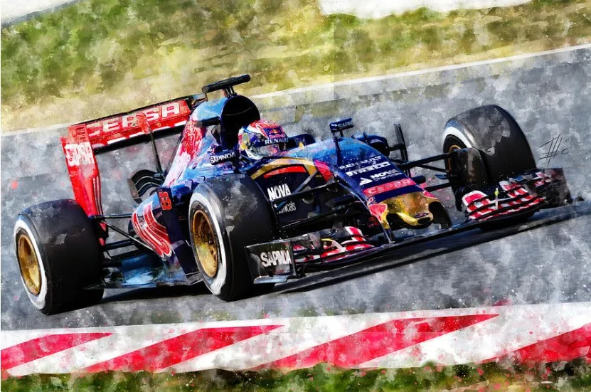 Алмазная картина Max red bull racing Verstappen полная дрель 5d Вышивка крестиком Стразы для мозаики круглая Алмазная вышивка - Цвет: Фиолетовый