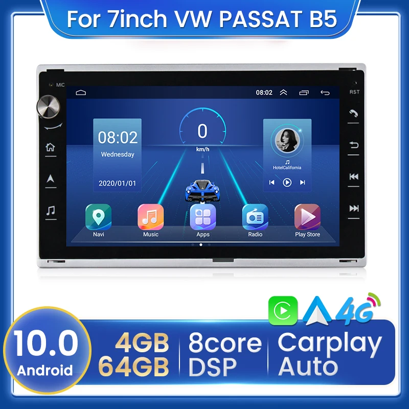 2 din Android автомобильный Радио GPS навигации мультимедийный плеер для Фольксваген