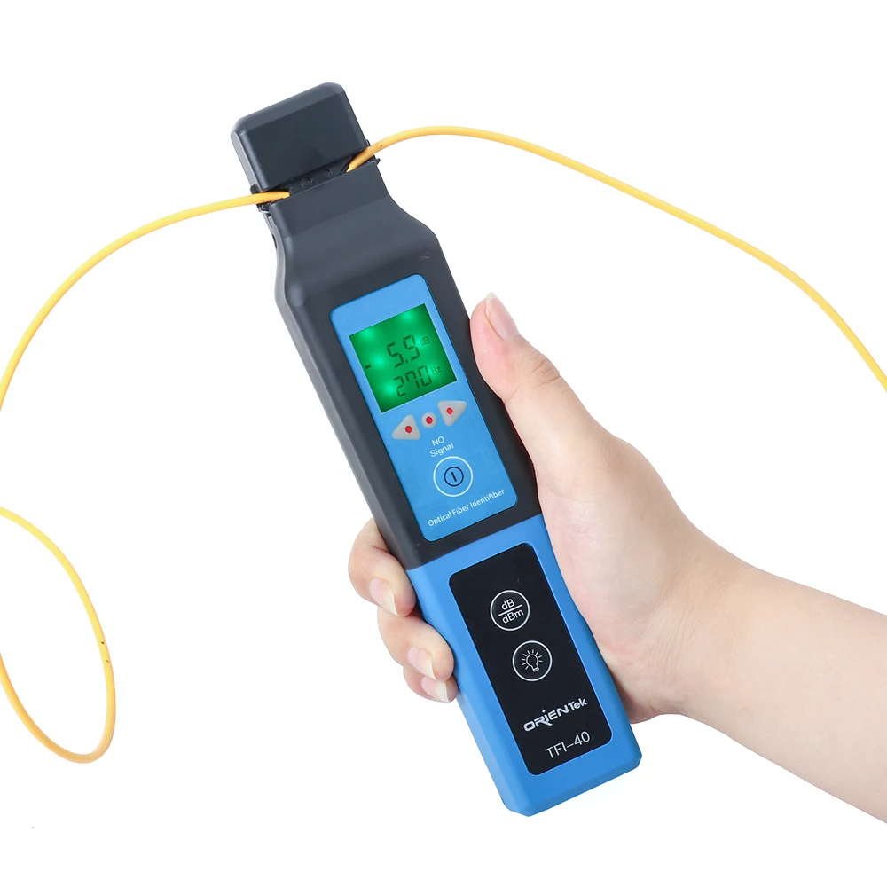 

Live Fiber Identifier Detector (not need change chucks) Orientek TFI-40 Optical Fiber Identifier
