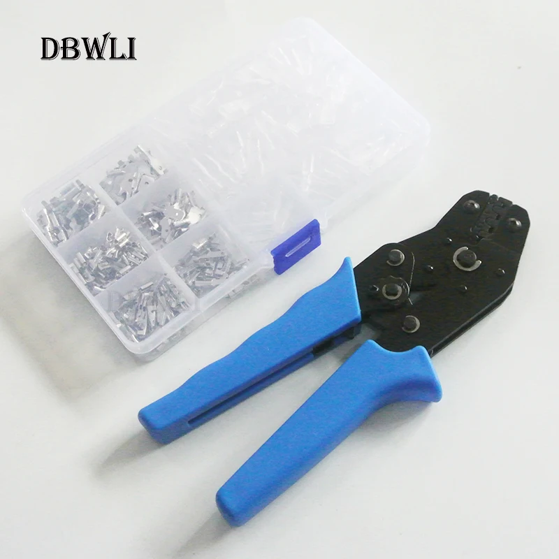 320pcs 2.8/4.8/6.3mm Crimp Terminals Seal Electrical Wire Connectors Terminal Connector Set with Crimper Plier | Обустройство дома