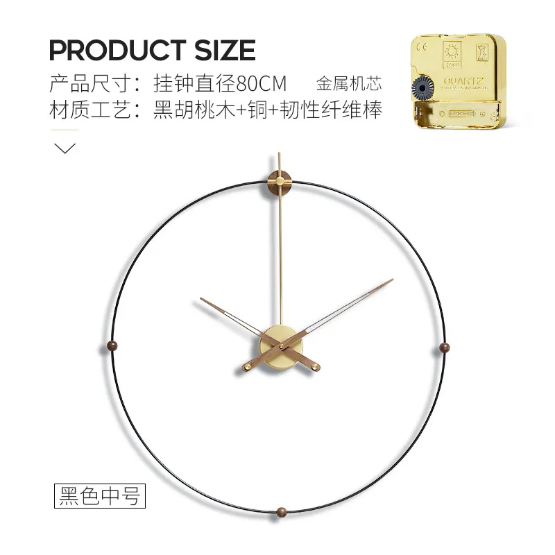 Большие настенные часы в испанском стиле оригинальные современные