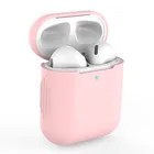 Силиконовый чехол для Apple Airpods 12, чехол для беспроводных Bluetooth наушников Apple AirPods 12, защитный чехол для зарядки
