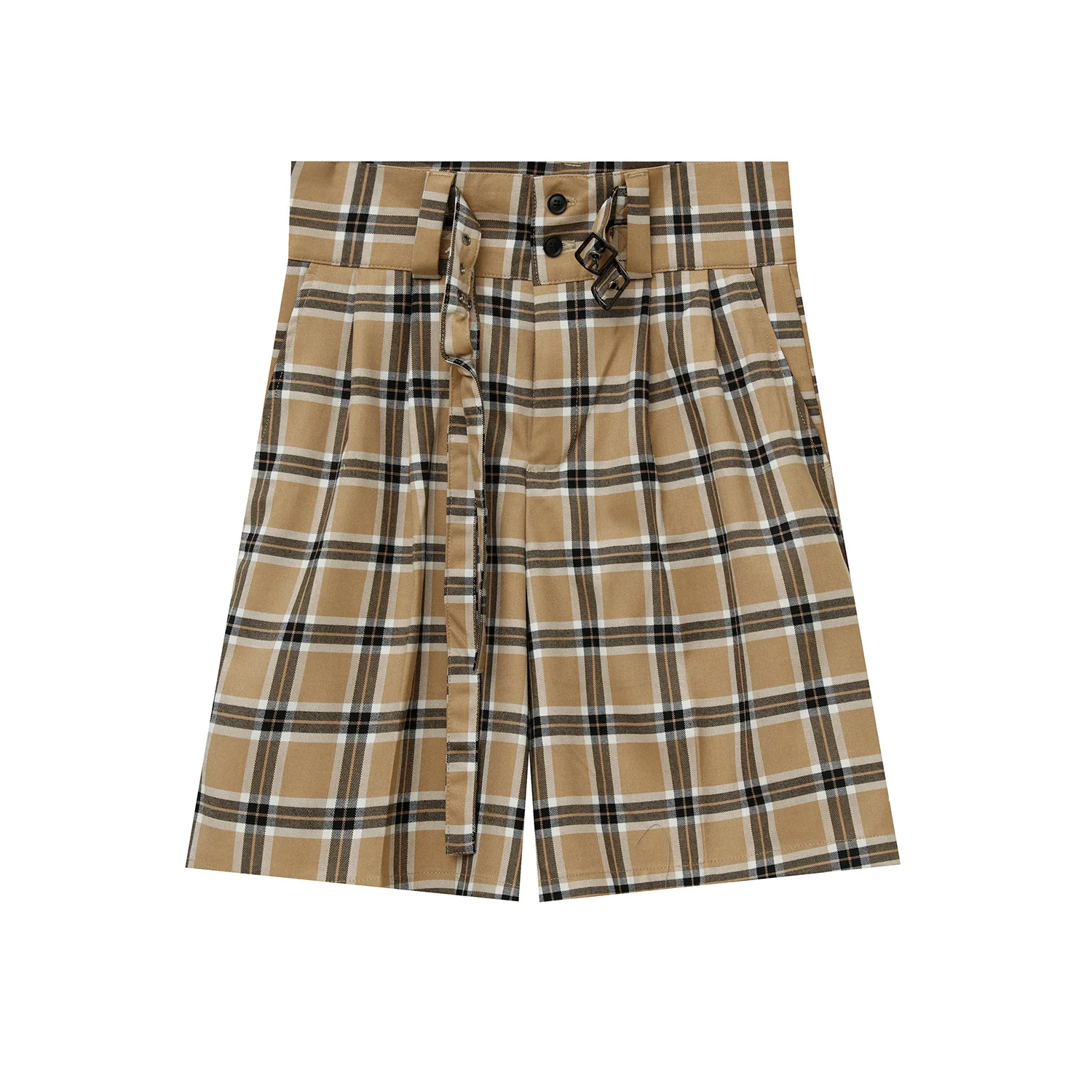 

MTL men's clothing | 2021 summer new Plaid trousers men's straight loose Suit Shorts trend leisure