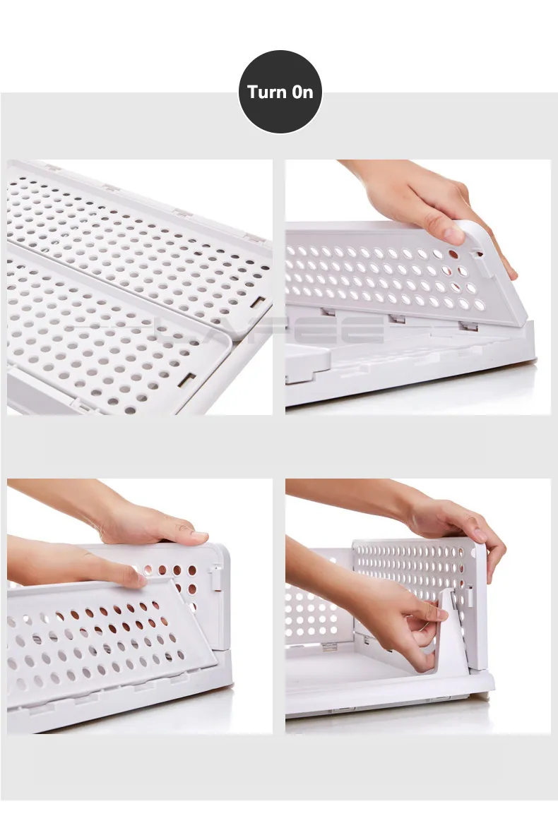 

Stackable layered Wardrobe partition storage rack drawertype foldable cabinet closetorganizer interspace shelf clothes organize