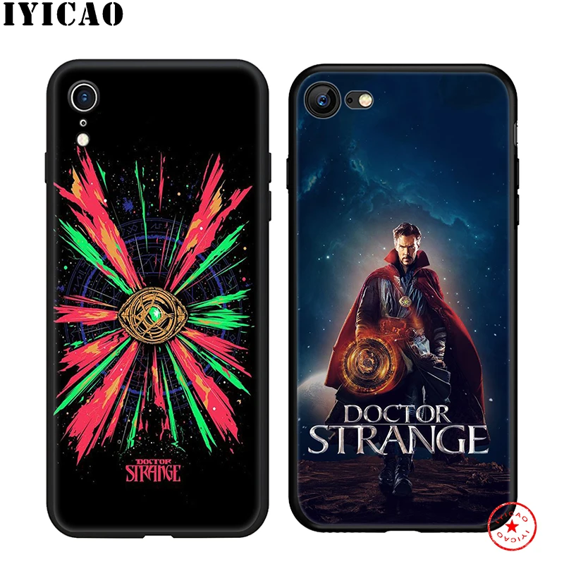 IYICAO Доктор Стрэндж Marvel мягкий чехол для телефона iPhone 11 Pro XR X XS Max 6 6S 7 8 Plus 5 5S SE