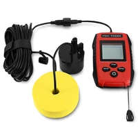 1pc portable fish finder ice fishing sounder alarm transducer fishfinder 0 6 100m fishing echo sounder