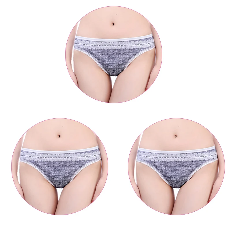 3Pcs-Black 3 шт./компл. стринги Для женщин сексуальные стринги женские хлопковые трусы Для женщин строка разного возраста, хлопковые трусы, Для женщин белье печать стринги - Цвет: 3Pcs-Black