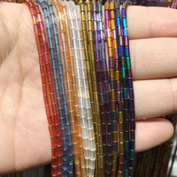72pcs 24mm crystal beads czech cylindrical shape glass beads for jewelry making diy handmade necklace bracelets wholesale