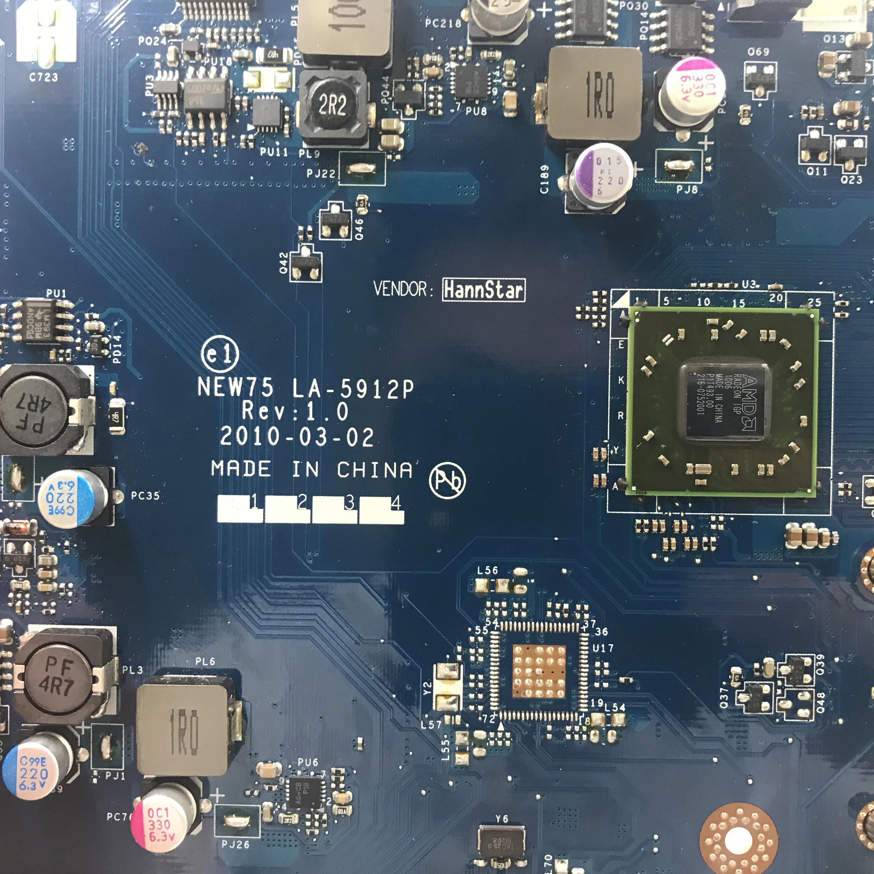 

KEFU MBBL002001 LA-5912P Mainboard For Acer Aspire 5551 5551G E640 LA-5912P Laptop Motherboard GM Test work 100% original