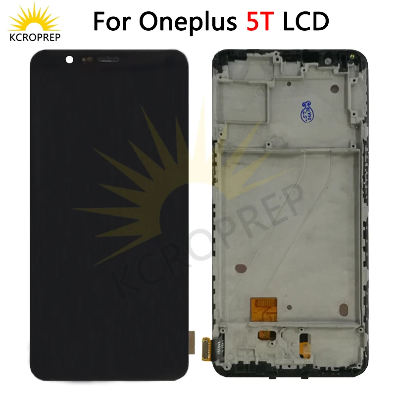 На тонкопленочных транзисторах на тонкоплёночных 100% Протестировано для Oneplus 5T