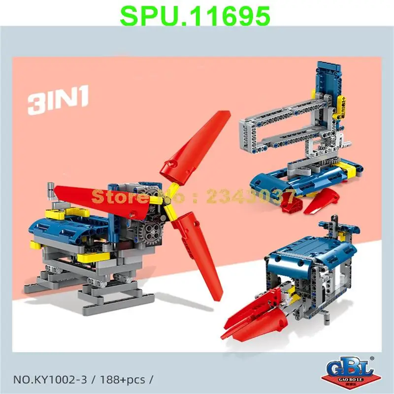 Детали коннектора оси шестерни 1002 механический эксперимент ветряная мельница