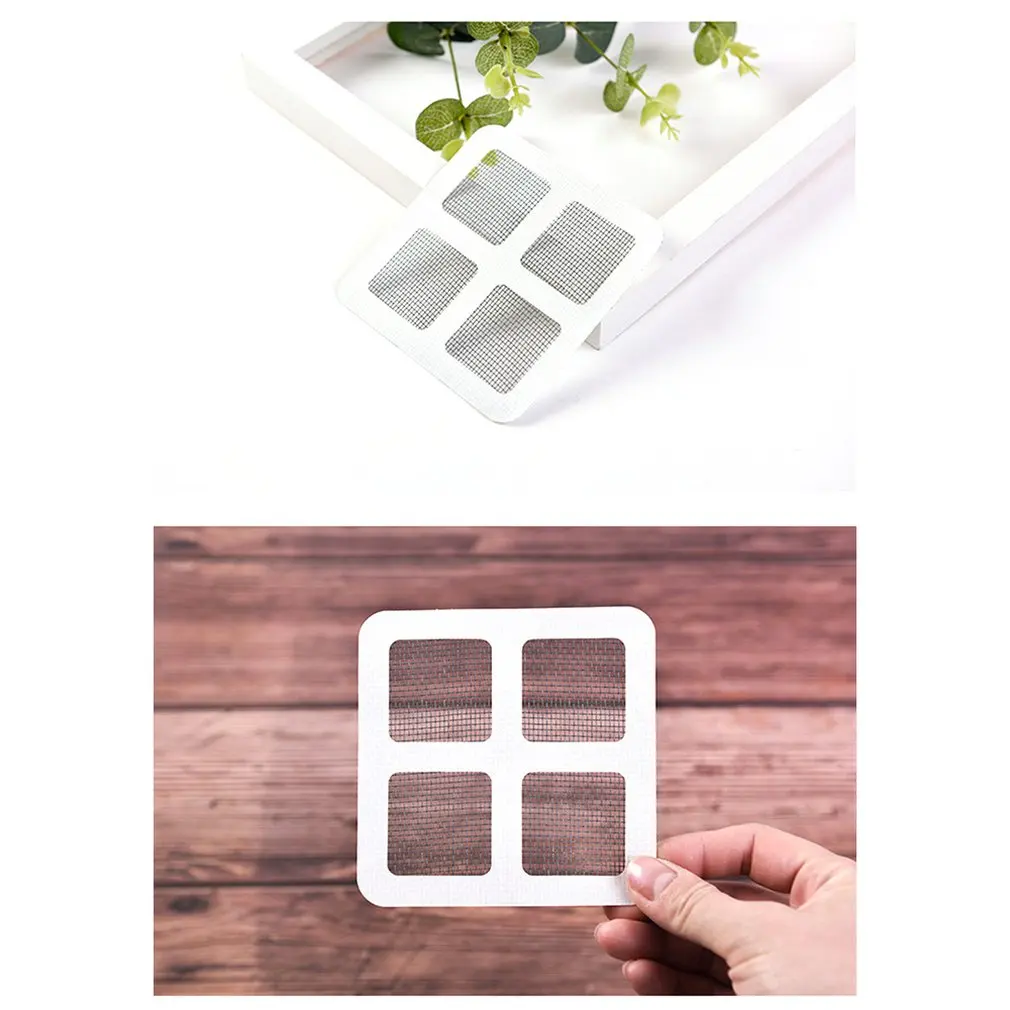 Противомоскитная сетка для окон и дверей от насекомых ремонтная нашивка-лента