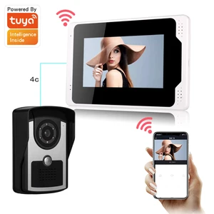 7 inch video intercom system for home apartment video doorbell 1080p ahd tuya smart wifi app remote unlock access control system free global shipping