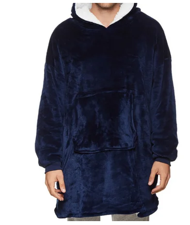 

Super Soft Hoodie Comfy Nightwear Wearable Fleece Blanket Bathrobe climbing mountains picnics