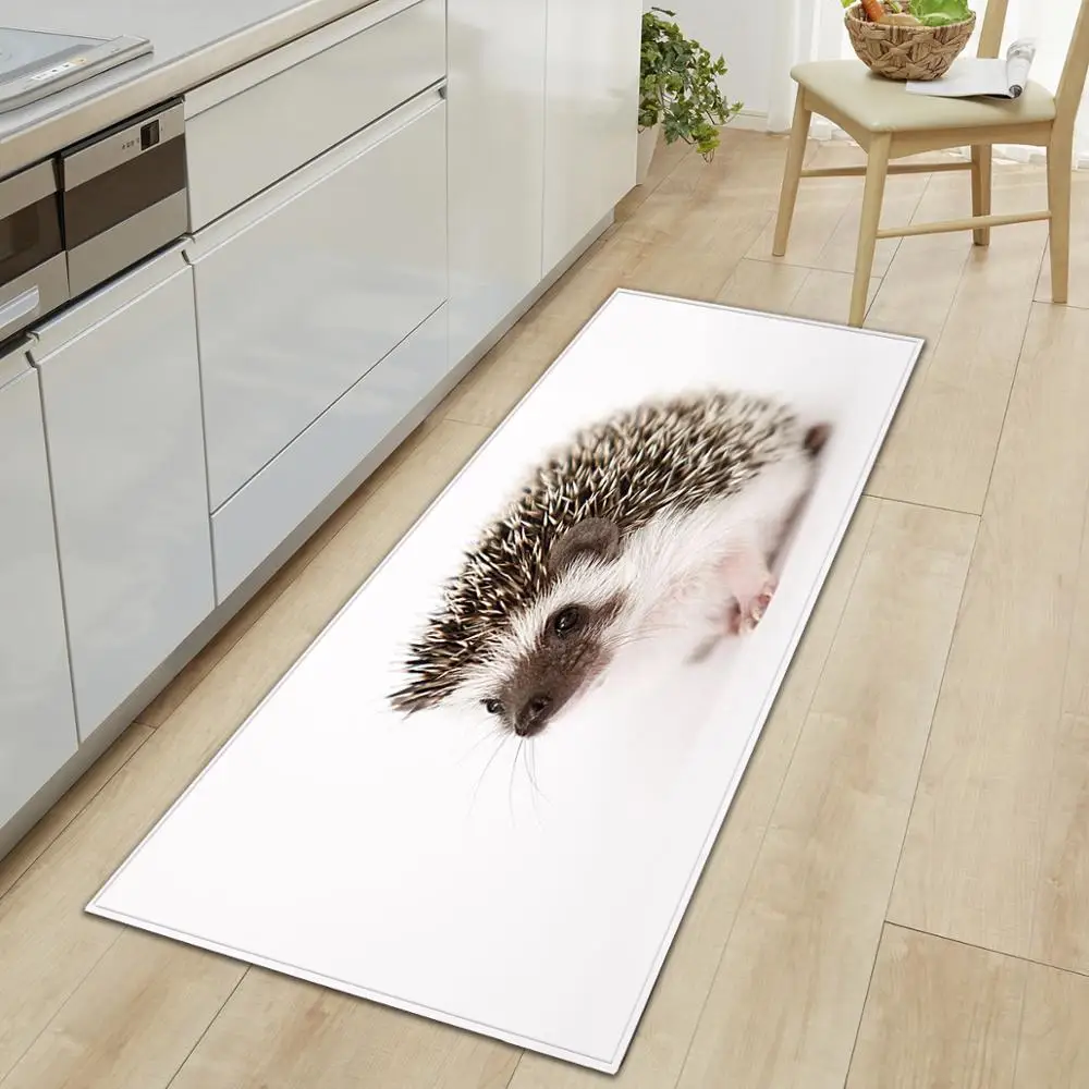 3D Animals Print Doormat Hallway Kitchen Mats Leopard Elephant Living Room Balcony Small Carpet Bath Mat Non Slip Entrance Rugs | Дом и сад