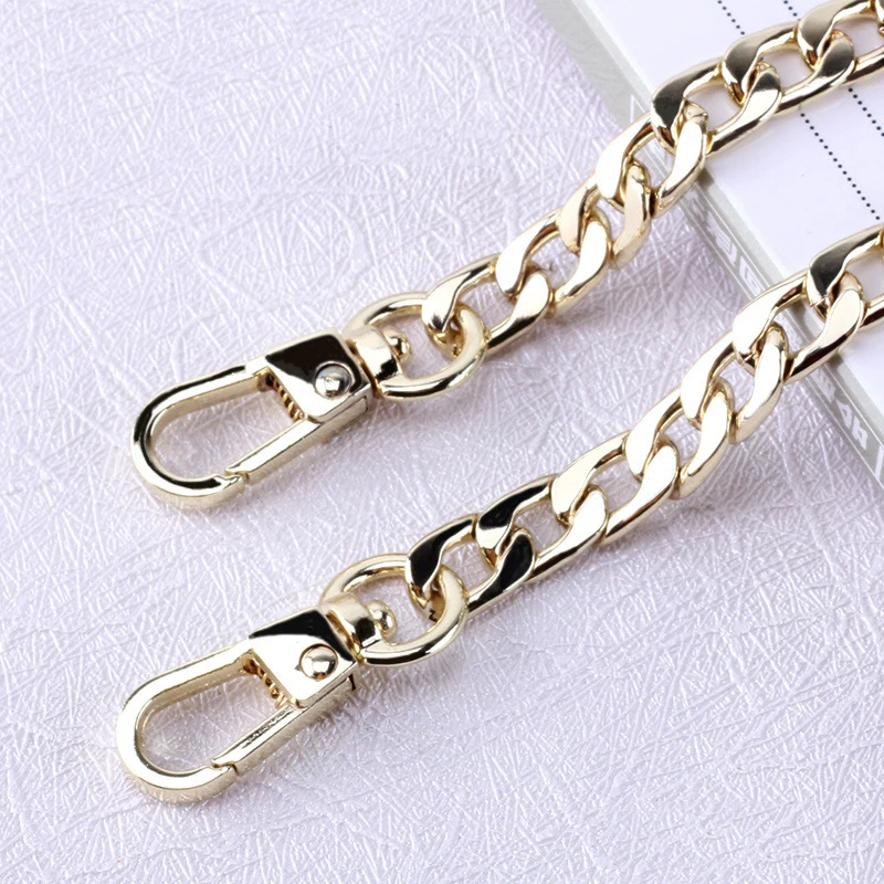 

Handbag Metal Chains Shoulder Bag Strap DIY Purse Chain Gold Silver Bronze Black Handles Bag Accessories Chain