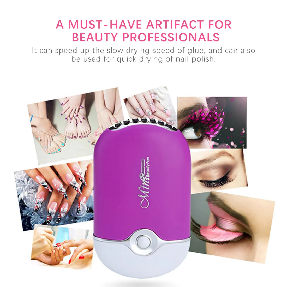 Мини-вентилятор для ресниц портативный с USB-портом 1 шт. | Красота и здоровье