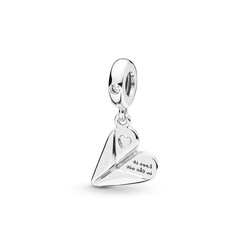 

925 Sterling Silver Fit Original Pan Gold Butterfly Clover Pendant Beads for Women DIY Charm Beads Bracelet Jewelry Gift